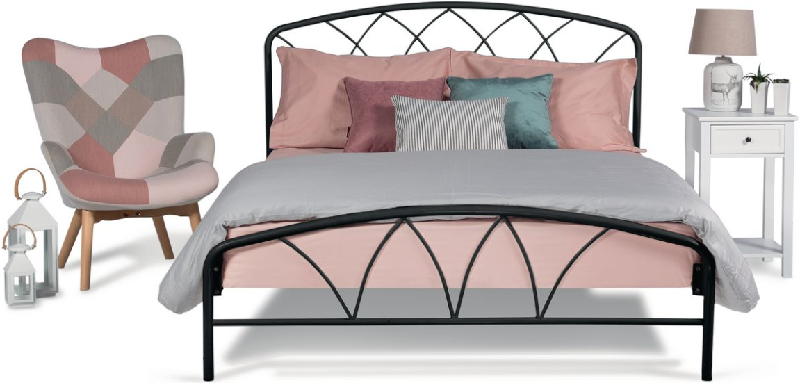 Απεικονίζει Κρεβάτι Διπλό Celebrity Σκουριά.